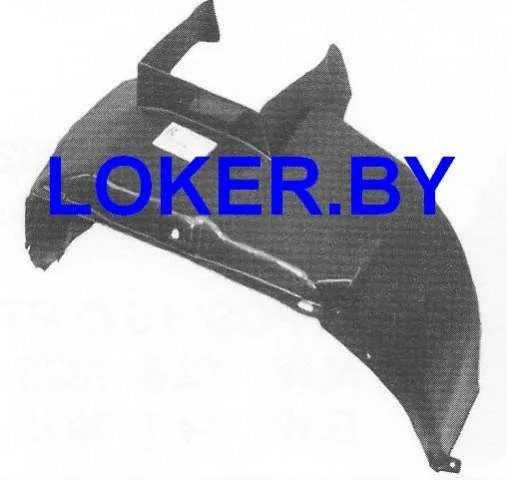 Защита крыла (подкрылок) передний правый Opel Combo B 1993-2001