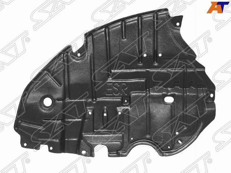 Пластиковая защита под передний бампер Lexus ES 6 2012-2015