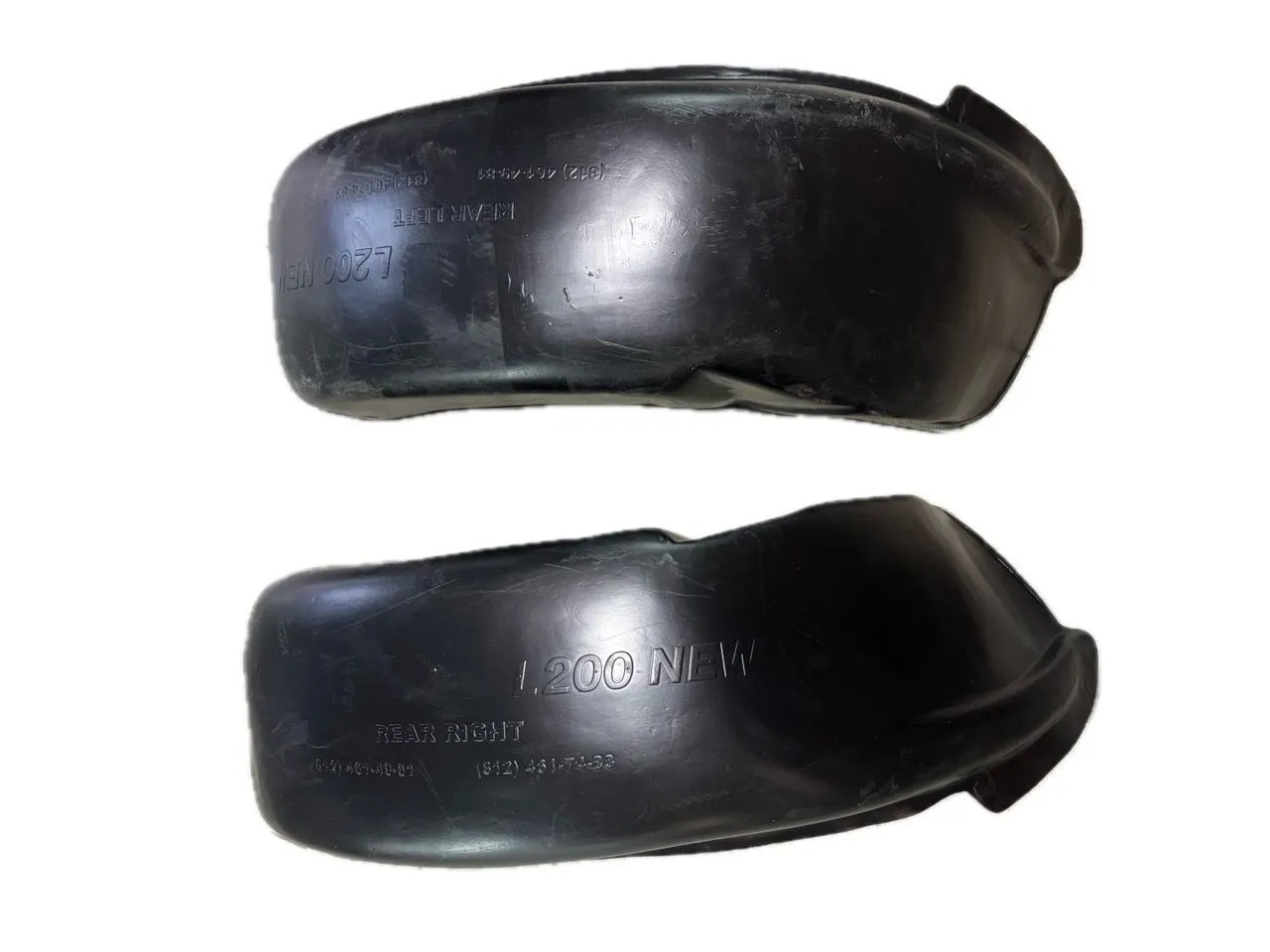 Защита задних крыльев пара 2шт Mitsubishi L200 4 2006-2012