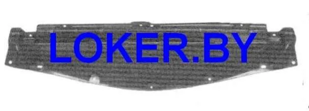 Пластиковая защита под передний бампер Mazda 3 BL 2009-2013