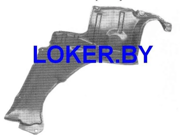 Пластиковая защита двигателя Mazda MPV 2 1999-2006