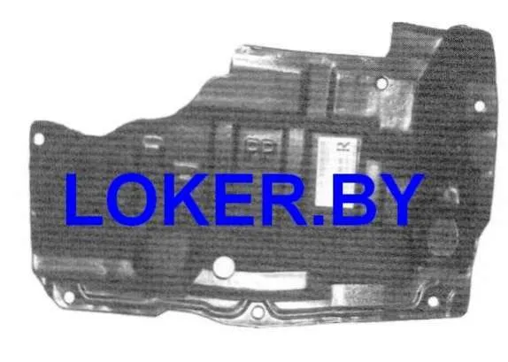 Пластиковая защита двигателя Nissan Almera N15 1995-2000