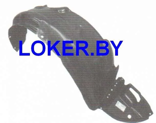 Защита крыла (подкрылок) передний правый Pontiac Vibe 2002-2008