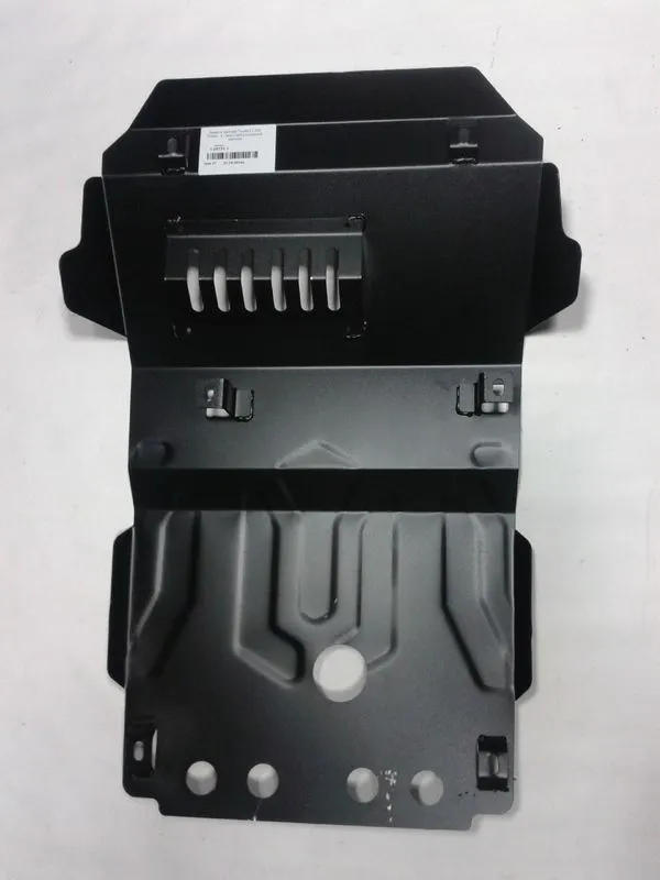 Металлическая защита радиаторов и двигателя Toyota Land Cruiser Prado 120 2002-2009