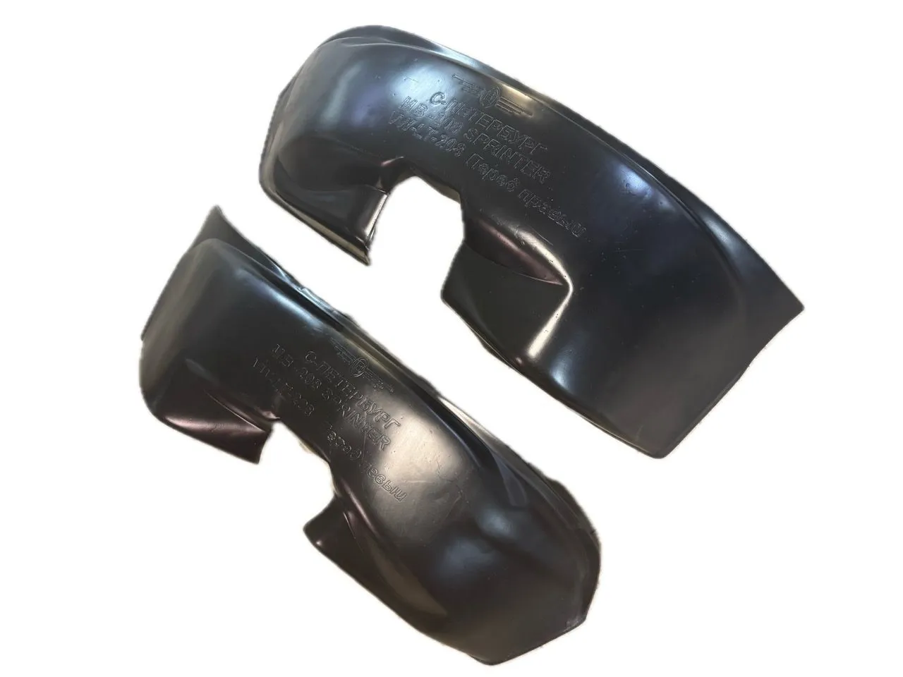 Защита передних крыльев пара 2шт Mercedes Sprinter W901-905 1996-2005 с бортиком