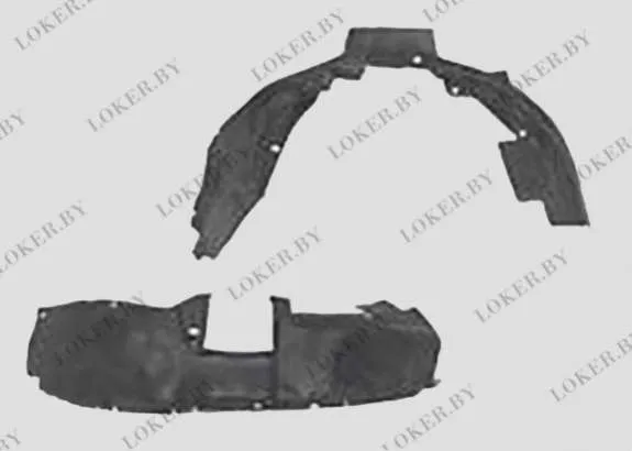 Защита крыла (подкрылок) передний правый Opel Combo B 1993-2001