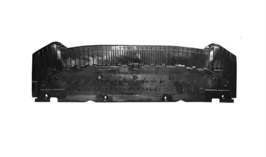 Пластиковая защита под передний бампер Audi A4 (B8) Рестайлинг 2011-2015