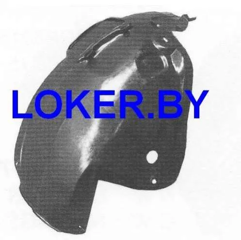 Защита крыла (подкрылок) передний правый Opel Zafira B 2005-2014 передняя часть