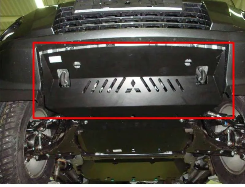 Металлическая защита радиаторов Mitsubishi Pajero IV