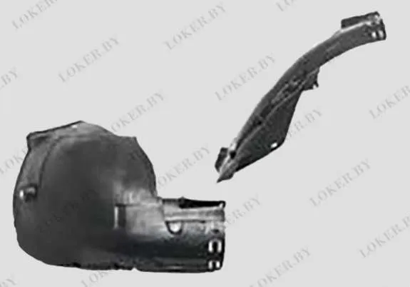 Защита крыла (подкрылок) передний правый Opel Zafira B 2005-2014 задняя часть