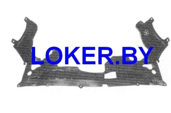 Пластиковая защита двигателя Honda Civic 7 2001-2006