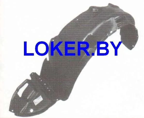 Защита крыла (подкрылок) передний левый Pontiac Vibe 2002-2008