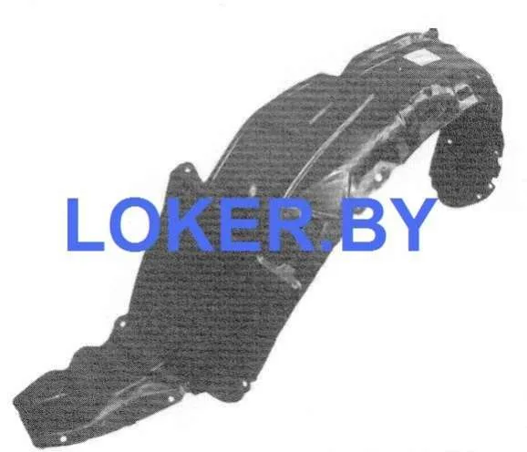 Защита крыла (подкрылок) передний левый Mazda 626 GE 1992-1998