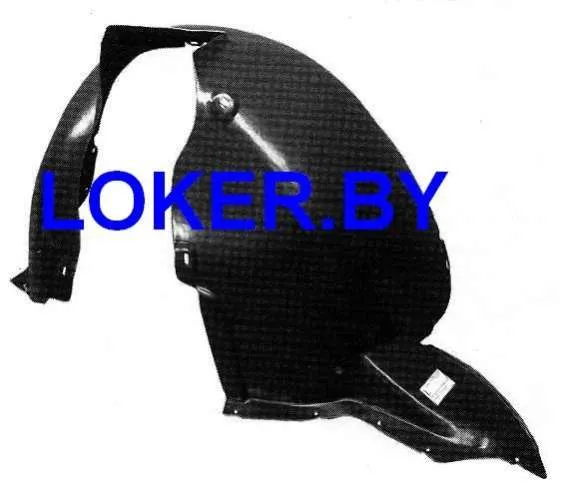 Защита крыла (подкрылок) передний левый Volkswagen Caddy 3 2004-2015