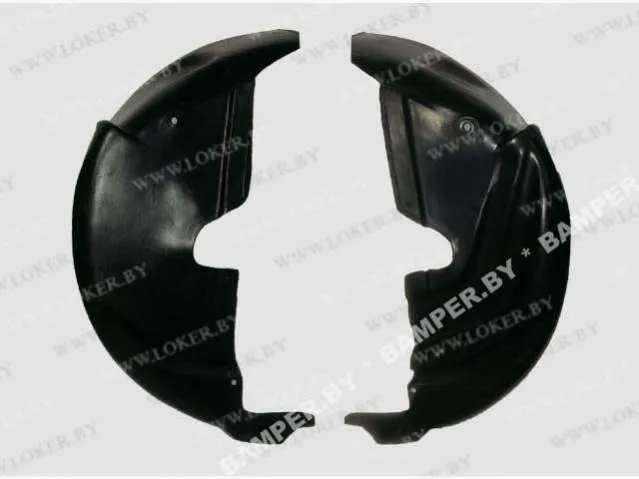 Защита задних крыльев пара 2шт Hyundai Solaris 1 2010-2017