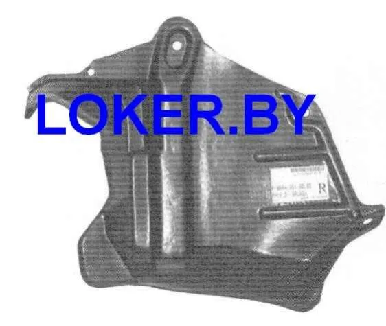 Пластиковая защита двигателя Nissan Almera N15 1995-2000