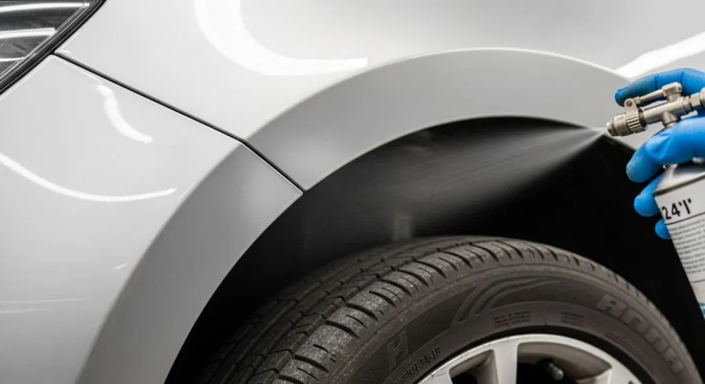 Антикоррозийная обработка колесной арки перед установкой локера