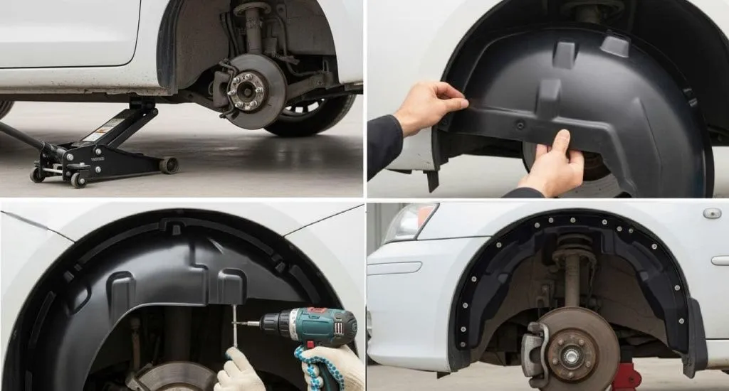 Пошаговый процесс установки автомобильных локеров