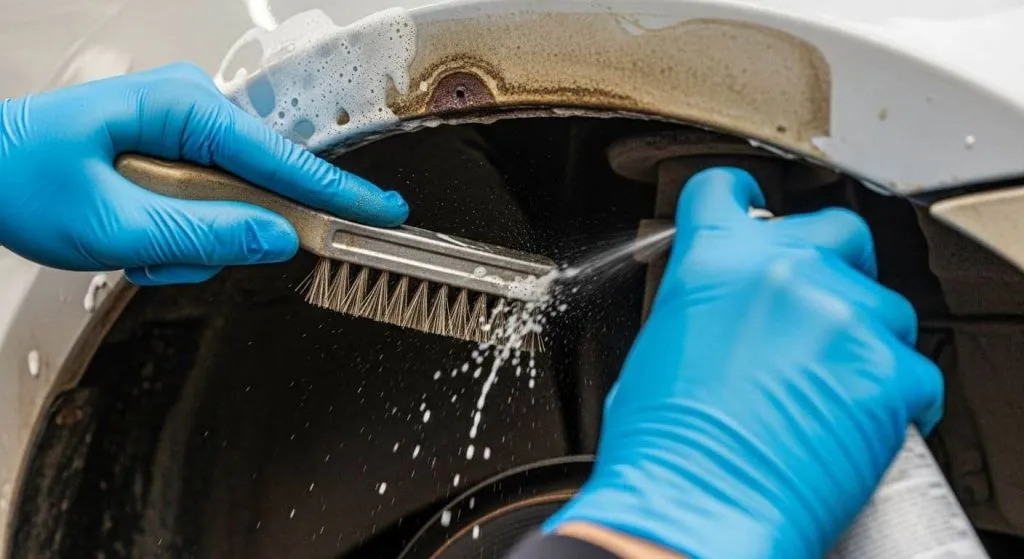 Подготовка колесной арки автомобиля к установке локера