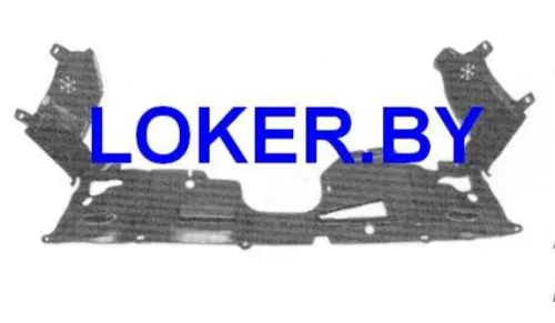 Пластиковая защита двигателя Honda Civic 7 2001-2006