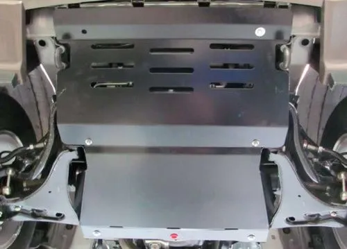 Металлическая защита радиаторов и двигателя Mitsubishi Pajero 4 2006-