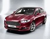 Пластиковая защита под передний бампер Ford Mondeo 5 2014-2022