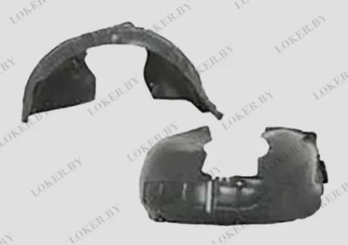 Защита крыла (подкрылок) передний правый Skoda Octavia A5 2004-2013 задняя часть