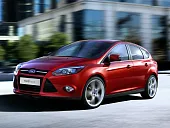 Пластиковая защита под передний бампер Ford Focus 3 2011-2015