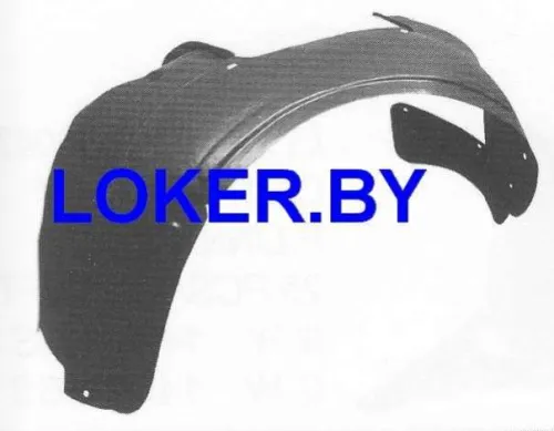 Защита крыла (подкрылок) передний левый Peugeot 607 2000-2010