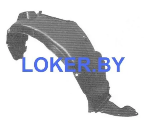 Защита крыла (подкрылок) передний правый Kia Ceed 1 2006-2009