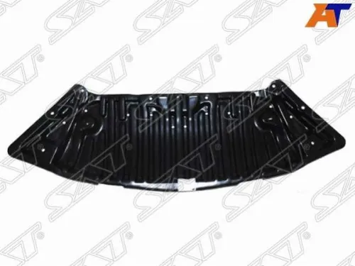 Пластиковая защита под передний бампер Mercedes C W204 2006-2015