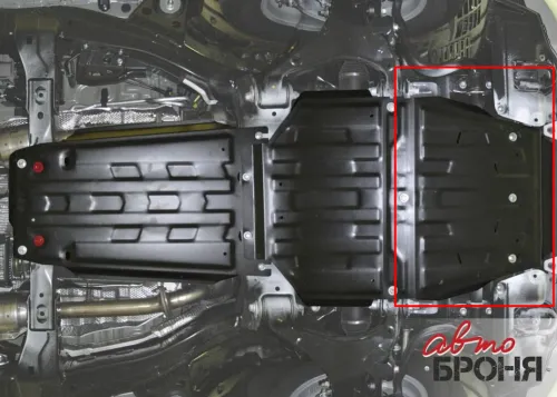 Металлическая защита двигателя Toyota Land Cruiser 200 2007-2015 1-я часть