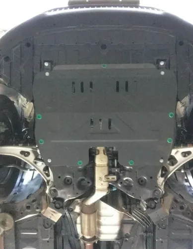 Металлическая защита двигателя и кпп Nissan Pathfinder 4 2012-2020