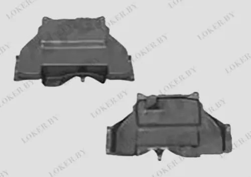 Пластиковая защита двигателя BMW 5 E34 1987-1996