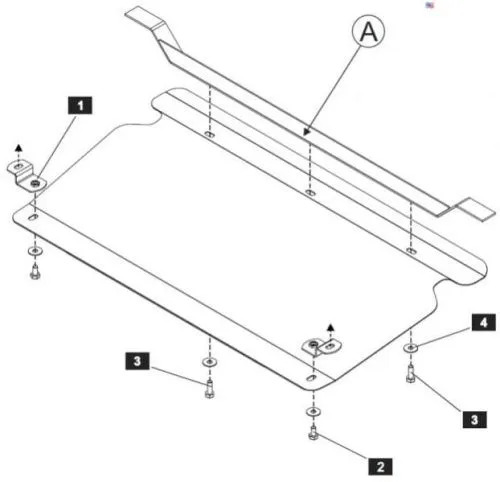 Металлическая защита двигателя и кпп Renault Laguna 3 2007-2015