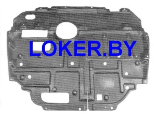 Пластиковая защита двигателя Lexus CT 2010-