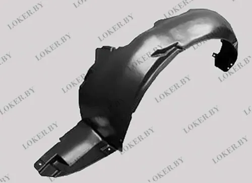 Защита крыла (подкрылок) передний левый Chevrolet Aveo T250 2006-2008