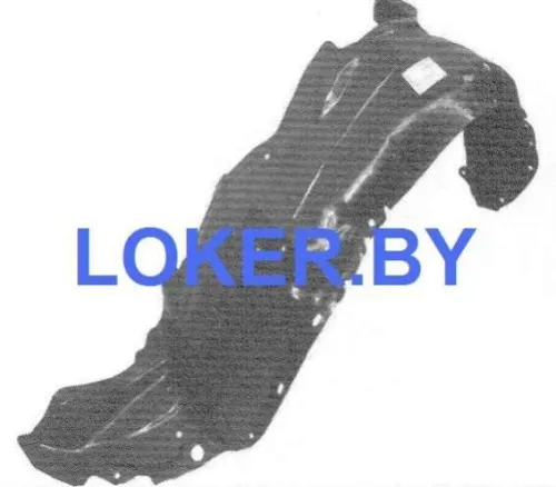 Защита крыла (подкрылок) передний левый Mazda 323 BA 1994-1998