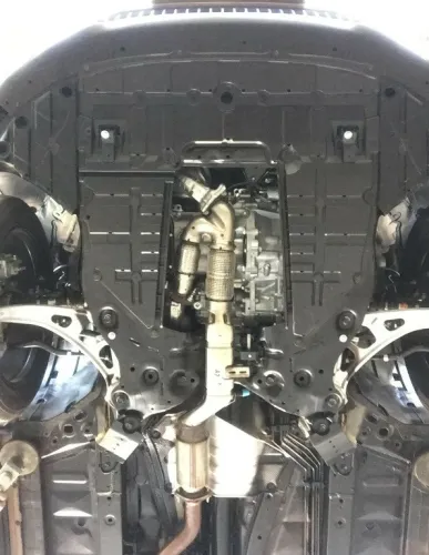 Металлическая защита двигателя и кпп Nissan Murano Z52 2014-2022