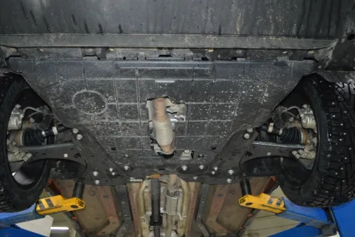 Металлическая защита двигателя Fiat 500X 2014-