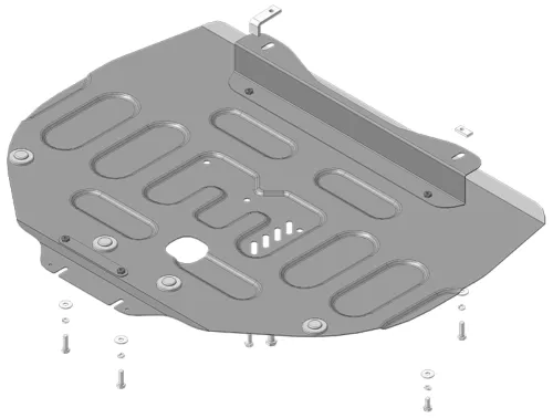 Металлическая защита двигателя и кпп Renault Talisman 2 2015-2022