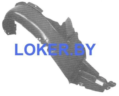 Защита крыла (подкрылок) передний правый Hyundai Sonata (EF) 1998-2012