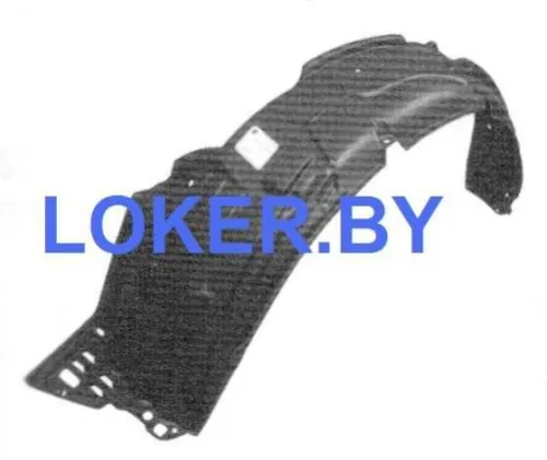 Защита крыла (подкрылок) передний левый Honda Civic 8 2006-2012 хэтчбэк