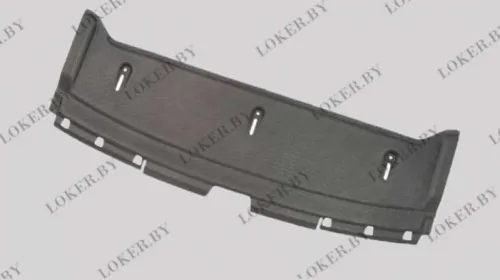 Пластиковая защита под передний бампер Peugeot 307 2005-2008