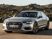Пластиковая защита бампера Audi A6 C8 2018-2023