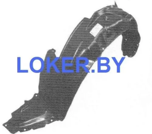 Защита крыла (подкрылок) передний левый Mazda 323 BJ 1998-2000