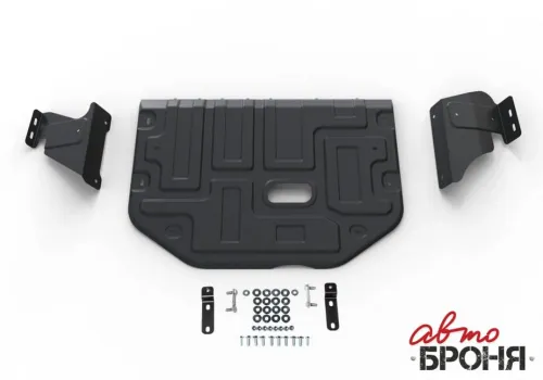 Металлическая защита двигателя и кпп Ford Transit 4 2014-