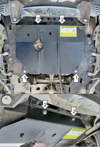 Металлическая защита двигателя и кпп Renault Megane 1 1995-2003