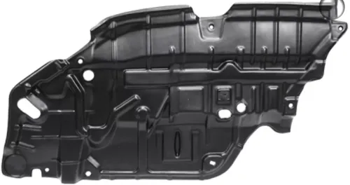 Пластиковая защита под передний бампер Toyota Camry XV50 2011-2014 левая