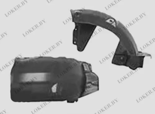 Защита крыла (подкрылок) задний левый Mercedes C W202 1993-2000